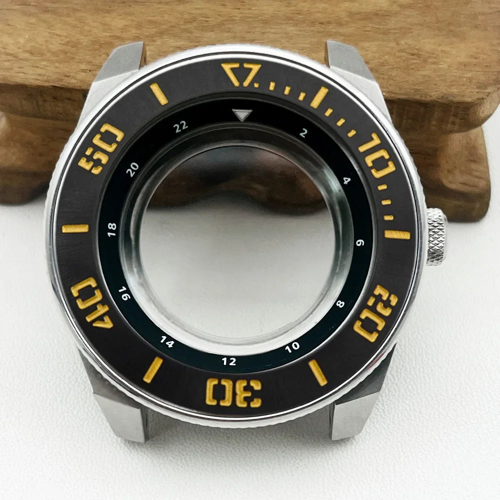 Samurai Watch Case for NH34, NH35, NH36, 7S26 | 44mm Stainless Steel with Sapphire Crystal & 22mm Lug STRAPS