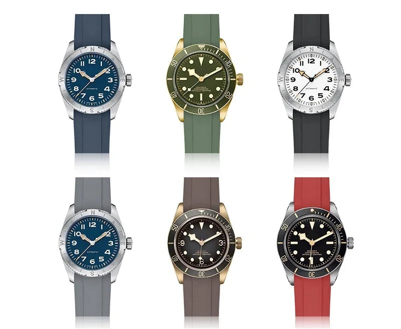 Tudor Black Bay & Pelagos FKM Curved Rubber Strap | 20mm Models