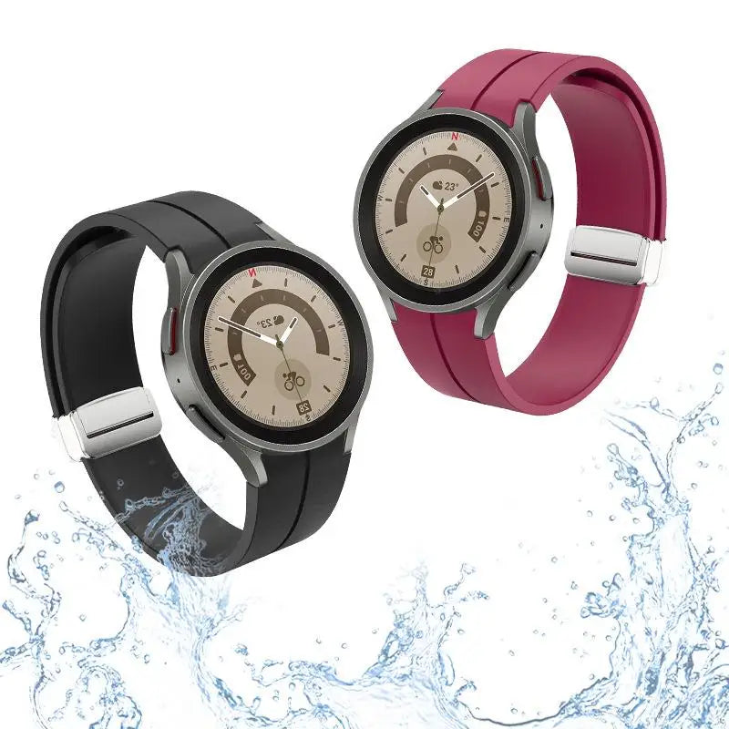 No-Gap Magnetic Silicone Strap for Samsung Galaxy Watch 7/6/5/4 Series STRAPS