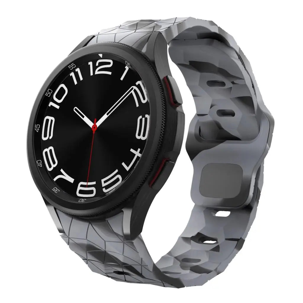 Silicone Strap for Samsung Galaxy Watch 6 Classic 47mm 43mm / 5 Pro 45mm / 4 46mm 42mm / 6 40mm 44mm