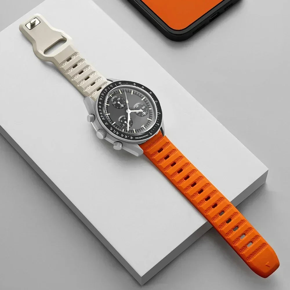 20mm Silicone MoonSwatch Strap | Omega x Swatch Planet Series Sport Band