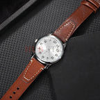 20mm 22mm Vintage Oil Wax Cowhide Watchband for Omega & Seiko STRAPS