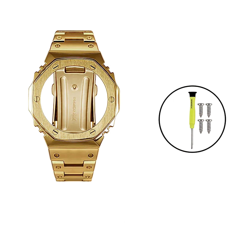 Modified Metal Case & Strap Kit for Casio G-Shock GA-2100 / GA-2110 / GA-B2100 STRAPS