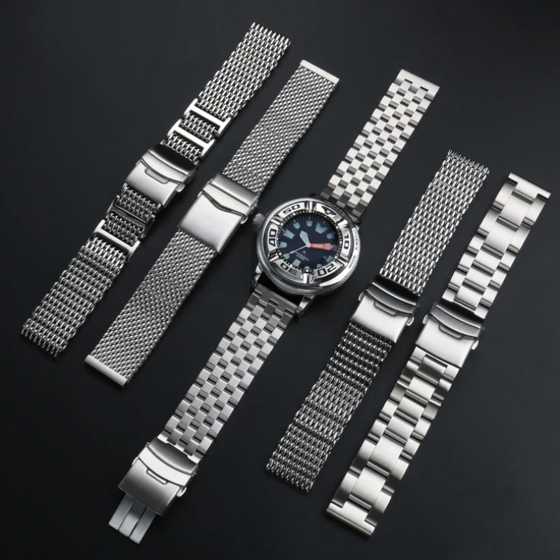 Citizen Eco-Zilla Stainless Steel Lug Adapters & Bracelet | BJ8050-08E Models