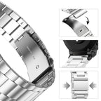 Stainless Steel Luxury Link Bracelet for Amazfit T-Rex 3, T-Rex 2, T-Rex Ultra & Pro STRAPS