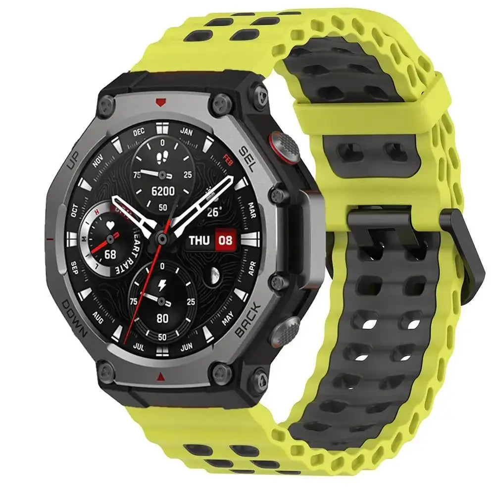 Breathable Sport Silicone Strap for Amazfit T-Rex 3, T-Rex 2, T-Rex Ultra & Pro STRAPS