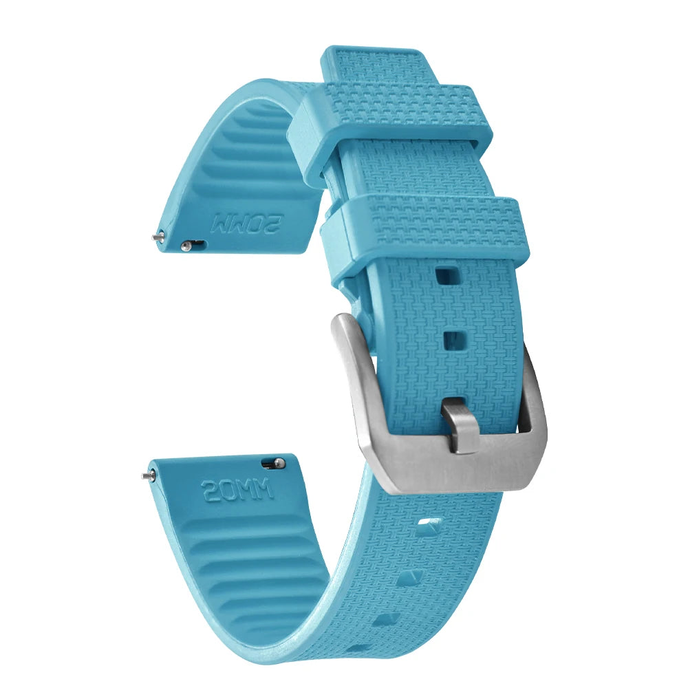 High-Grade FKM Fluororubber Diving Strap for Rolex, Omega, IWC & Seiko