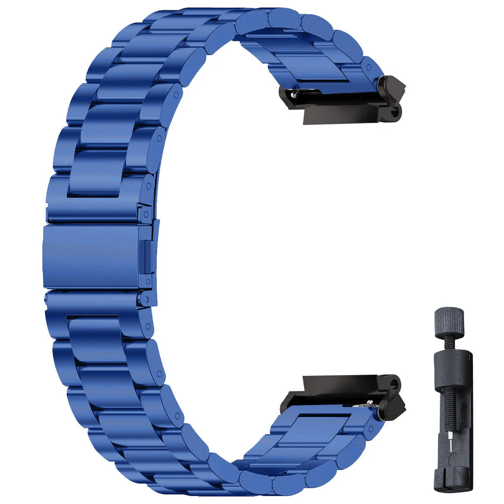 Stainless Steel Luxury Link Bracelet for Amazfit T-Rex 3, T-Rex 2, T-Rex Ultra & Pro STRAPS
