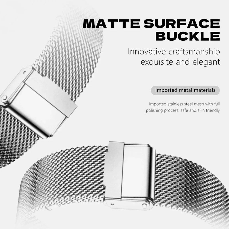 Elite QuickFit Stainless Steel Bands for Garmin Fenix, Forerunner & More STRAPS