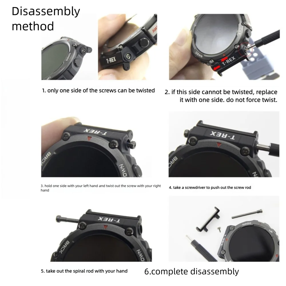 Armor Style Magnetic Silicone Strap for Amazfit T-Rex 3, T-Rex 2 & T-Rex Pro STRAPS