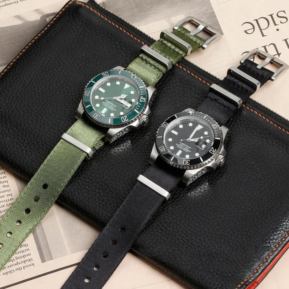 Seiko & Omega XL Size Military Nylon Strap | 33cm Super Long 20mm 22mm Models