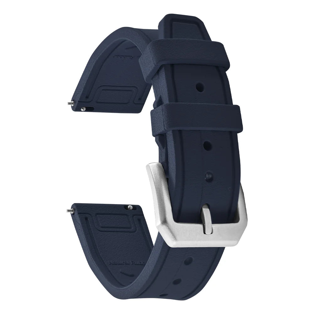 High-Quality FKM Fluororubber Dive Watch Band for Rolex, Samsung & Huawei