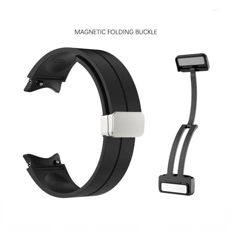 No-Gap Magnetic Silicone Strap for Samsung Galaxy Watch 7/6/5/4 Series STRAPS