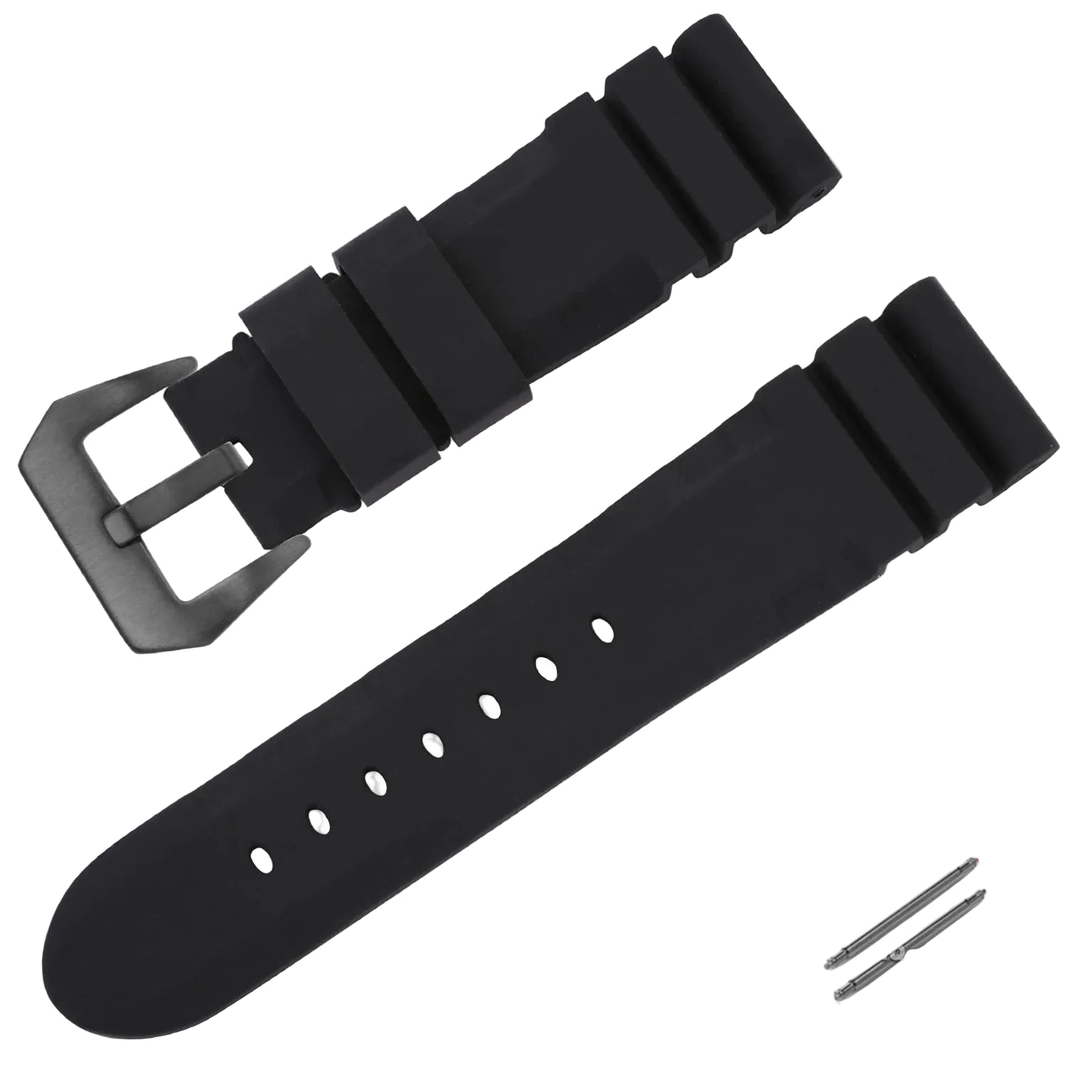 Soft Silicone Strap for Panerai Luminor (PAM01312), Radiomir (PAM00183), & Submersible (PAM00973) STRAPS