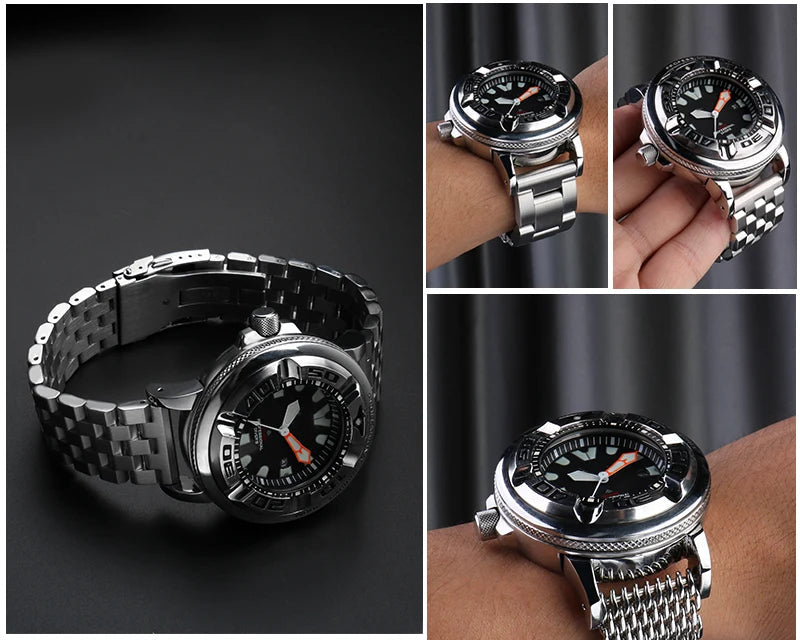 Citizen Eco-Zilla Stainless Steel Lug Adapters & Bracelet | BJ8050-08E Models