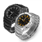 Modified Metal Case & Strap Kit for Casio G-Shock GA-2100 / GA-2110 / GA-B2100 STRAPS