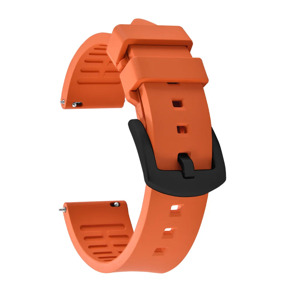 Premium FKM Rubber Watch Strap for Tissot, Seiko, and Omega Models STRAPS