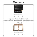 316L Stainless Steel Watch Buckle - 16mm-22mm Pin Claspbu STRAPS