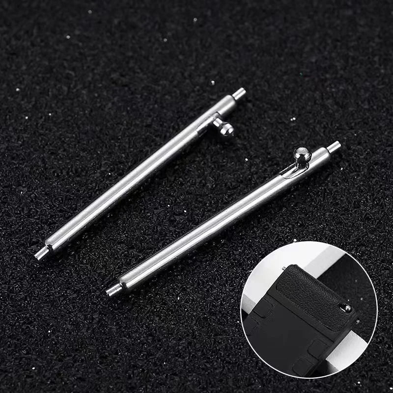 20pcs Stainless Steel Watch Band Spring Bars Quick Release Pins (12–24mm)