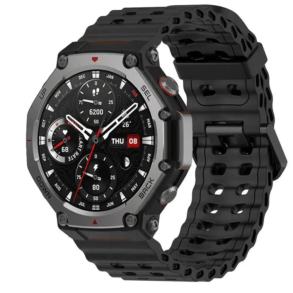 Breathable Sport Silicone Strap for Amazfit T-Rex 3, T-Rex 2, T-Rex Ultra & Pro STRAPS