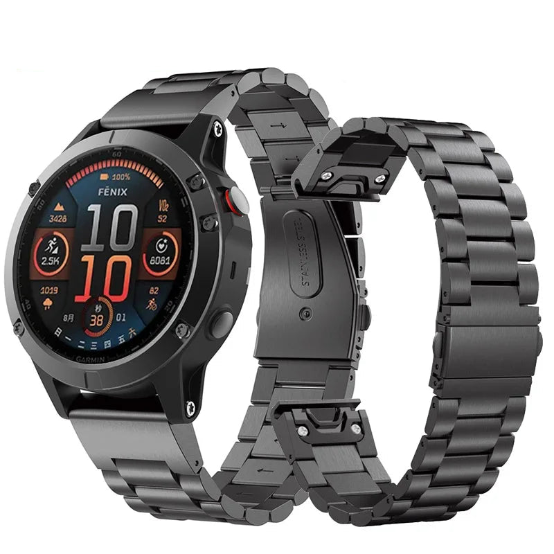 Metal Strap for Garmin Fenix 8 E 7 7X Pro 9 6X Plus Stainless Steel Band for Garmin Enduro 3 Tactix 8 QuickFit 22/26mm STRAPS