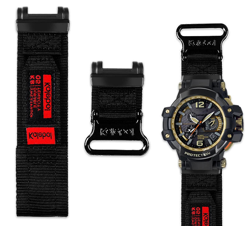 Casio G-SHOCK 5410 Nylon Strap GPW-1000 Series Men’s Sports Canvas Watchband