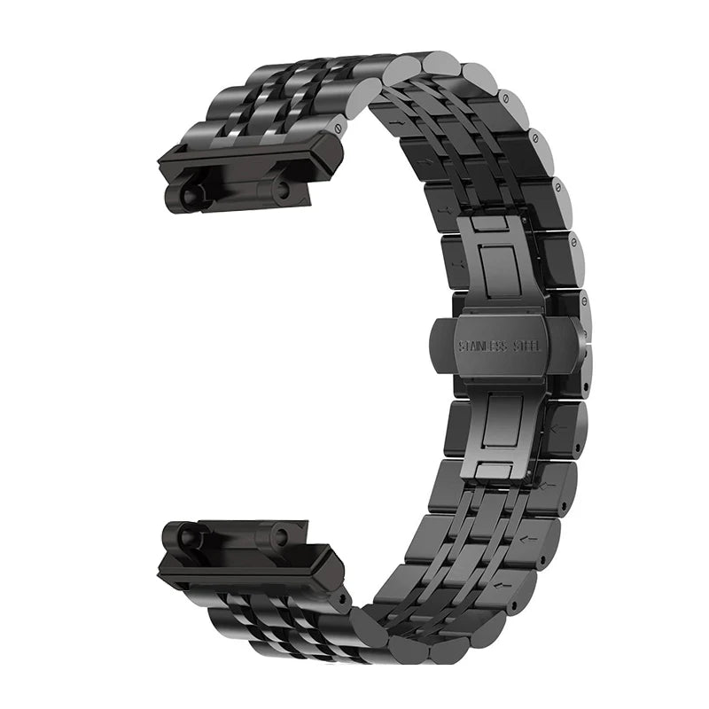 Stainless Steel Link Bracelet for Amazfit T-Rex 2, T-Rex Pro & T-Rex STRAPS