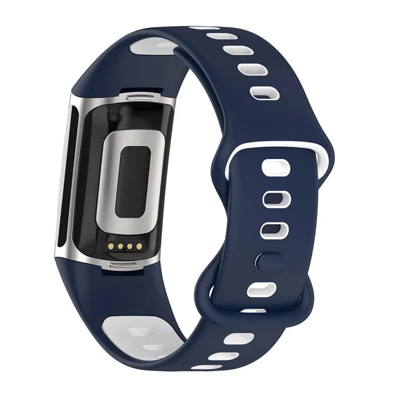 Breathable Soft Silicone Strap for Fitbit Charge 5 / 6 STRAPS