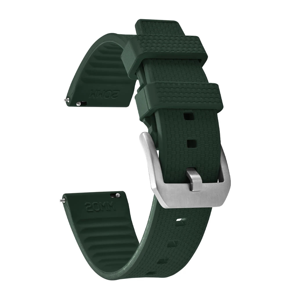High-Grade FKM Fluororubber Diving Strap for Rolex, Omega, IWC & Seiko