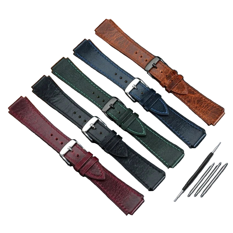 Retro Leather Watch Strap for Casio AE1200 AE1300 F-108 W-216H W-218 WS-1400 W-737H – 18mm STRAPS