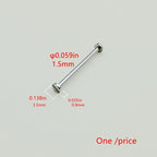 1.5mm Stainless Steel Watch Strap Screw Rod Pin – Rotating Fixed Ear Bolt STRAPS