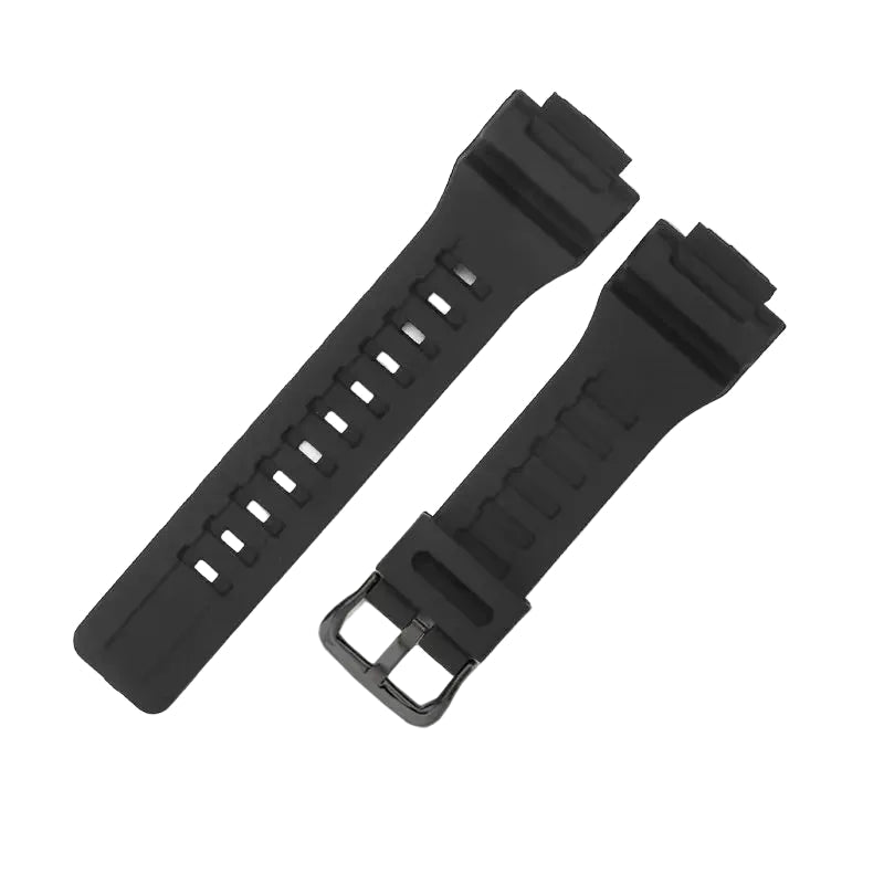 Casio AQ-S810W AEQ-110W W735H W736H Resin Soft Comfortable Silicone Watch Strap 18mm Black STRAPS