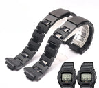 Watch Band for Casio G-Shock DW-5600 GW-M5610 DW-6900 GW-B5600 GMW-B5000 16mm Plastic Steel Bracelet