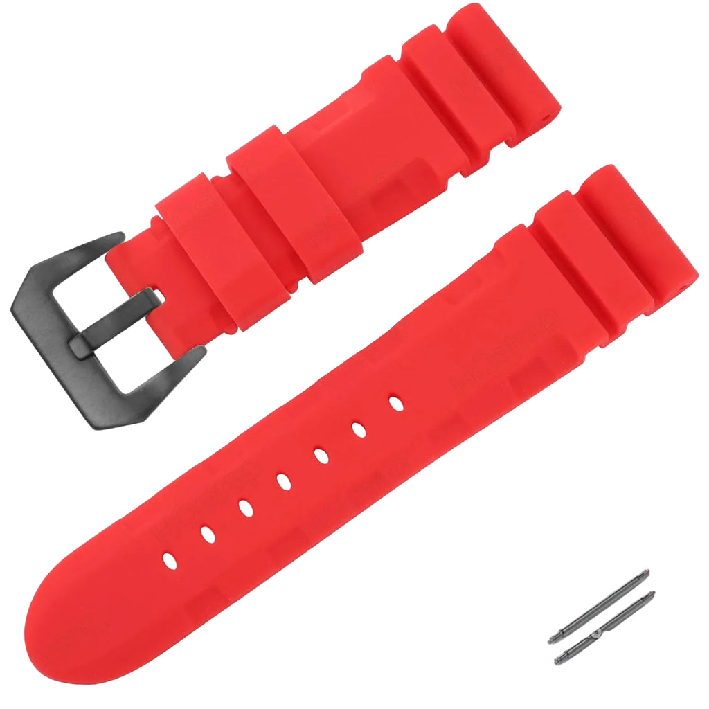 Soft Silicone Strap for Panerai Luminor (PAM01312), Radiomir (PAM00183), & Submersible (PAM00973) STRAPS