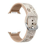 Engraved Silicone Band for Samsung Galaxy Watch 8 44mm 40mm & Galaxy Watch 8 Classic 46mm