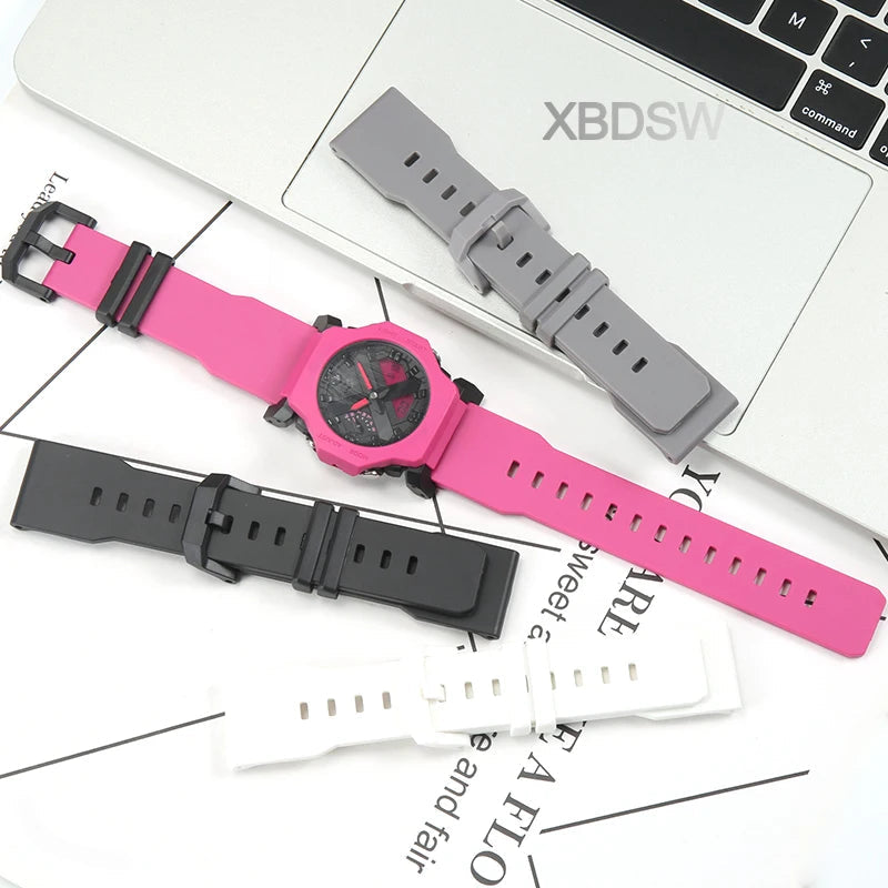 Resin Modification Strap & 24mm Adapter for Casio G-Shock GA-2300 STRAPS