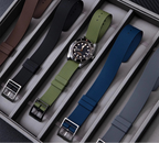 premium FKM Fluororubber Watch Strap for Tudor Ranger, Rolex Daytona, and Traditional Luxury Watches