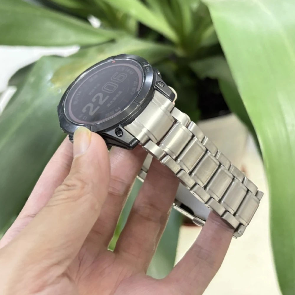 Garmin MARQ & Fenix 7 Titanium Bracelet | Quatix 8 Aviator 22mm Models