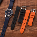 Premium FKM Rubber Watch Strap for Tissot, Seiko, and Omega Models STRAPS