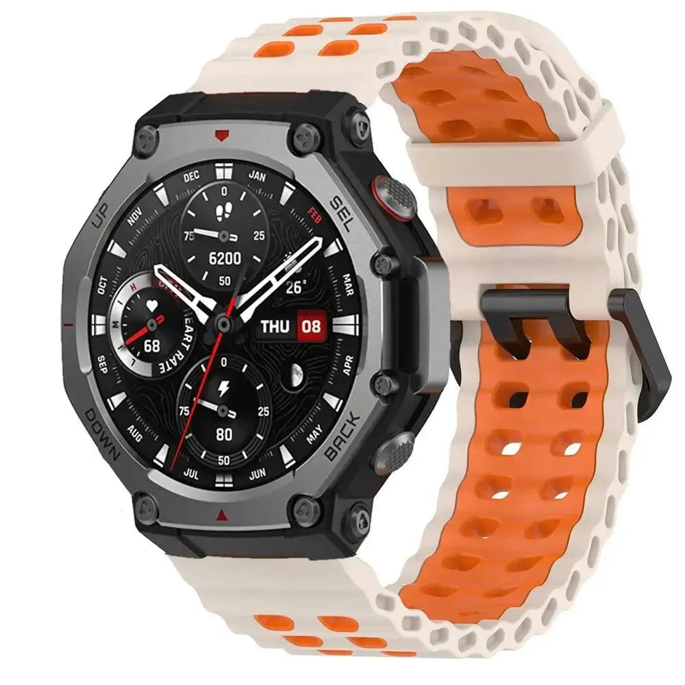 Breathable Sport Silicone Strap for Amazfit T-Rex 3, T-Rex 2, T-Rex Ultra & Pro STRAPS