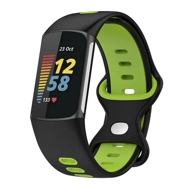 Breathable Soft Silicone Strap for Fitbit Charge 5 / 6 STRAPS