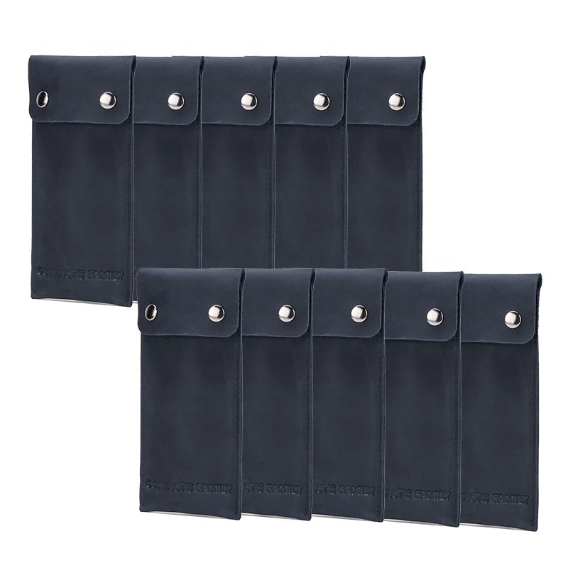Genuine Leather Watch Pouch - Single Slot Travel Case STRAPS