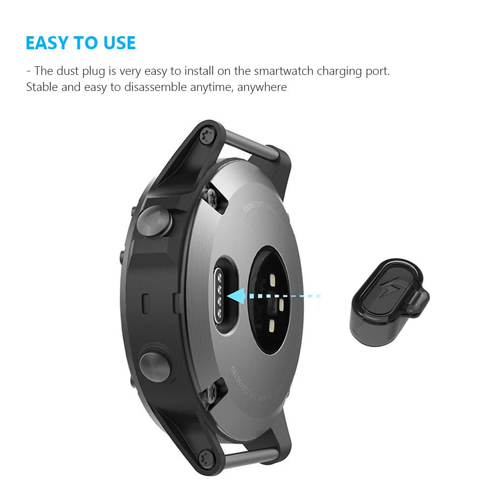 Charging Port Dustproof Plug Cover for Garmin Forerunner & Fenix Series