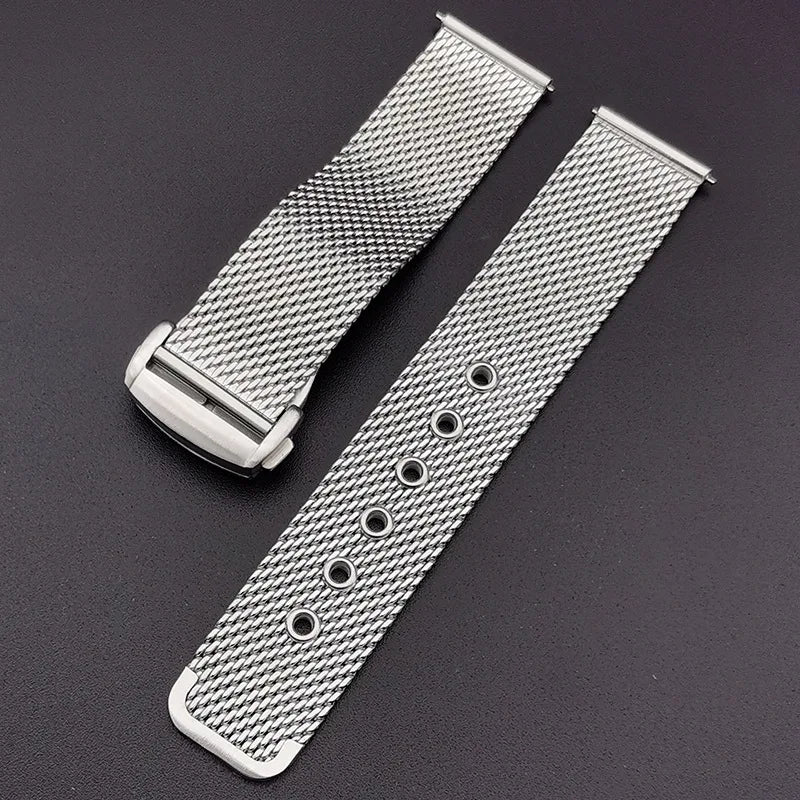 Luxury Mesh Watch Band for Omega Seamaster 300 & Seamaster 007 "No Time To Die" Edition