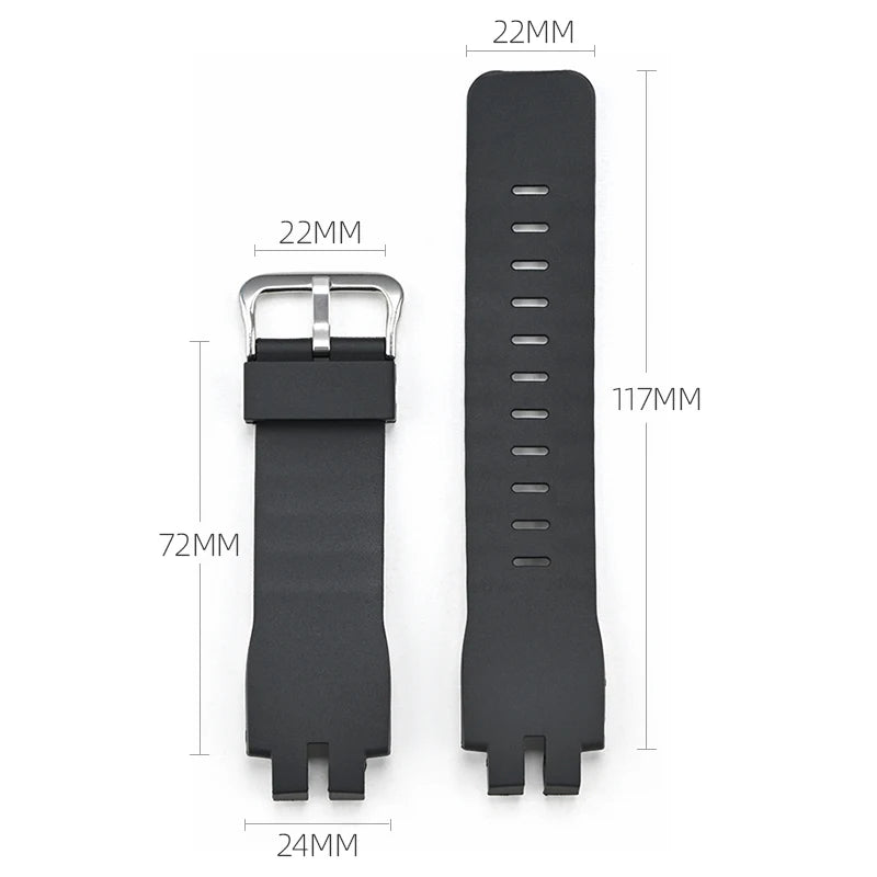 Resin Strap for Casio PROTREK PRW-3000/3100/6000/6100/PRG-300 – 21cm Band with Tool STRAPS