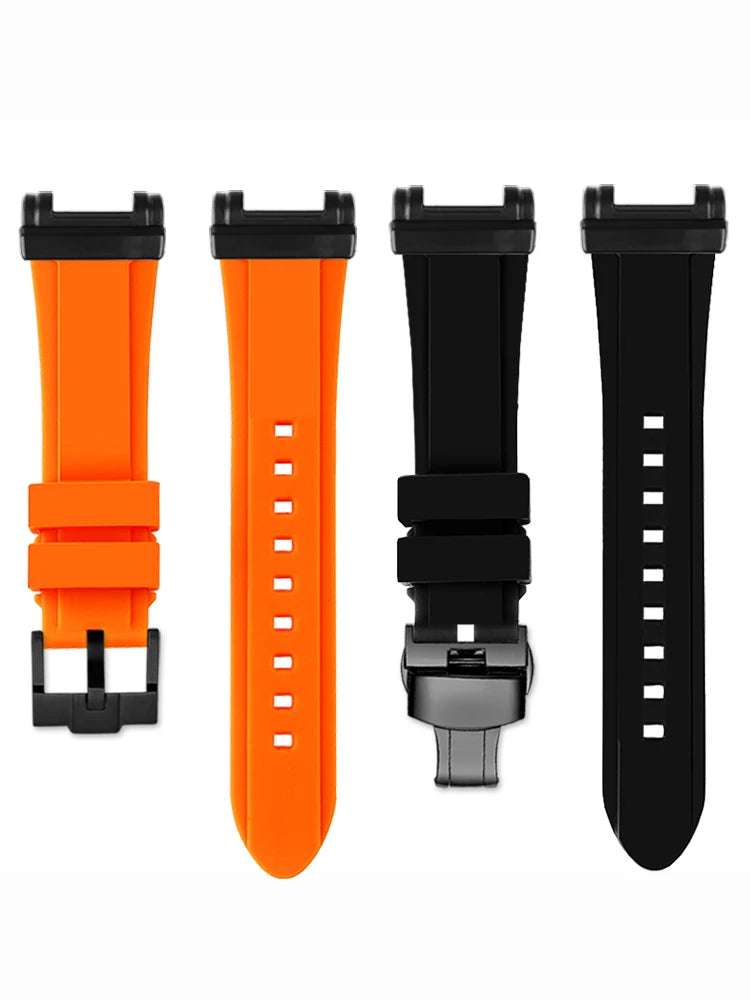 GPW-1000 Resin Silicone Strap for Casio G-SHOCK 5410 Series Men’s Black Rubber Watchband