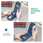 High-Quality Leather Single Watch Box STRAPS
