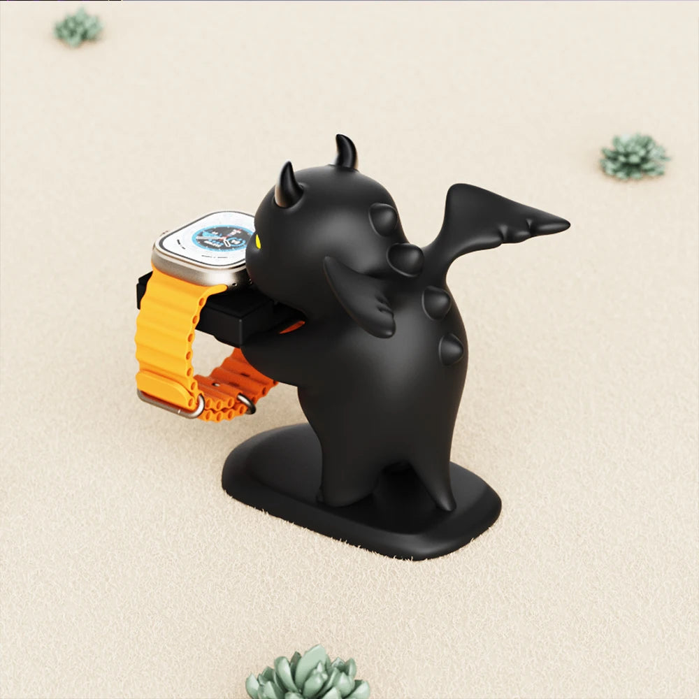 Cute Dragon Resin Charging Stand for Apple Watch Ultra/8/7/6/SE STRAPS