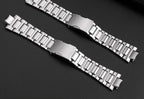 Stainless Steel Notched Bracelet for Citizen Eco-Drive CA4250, AW1420 & CA4252 STRAPS