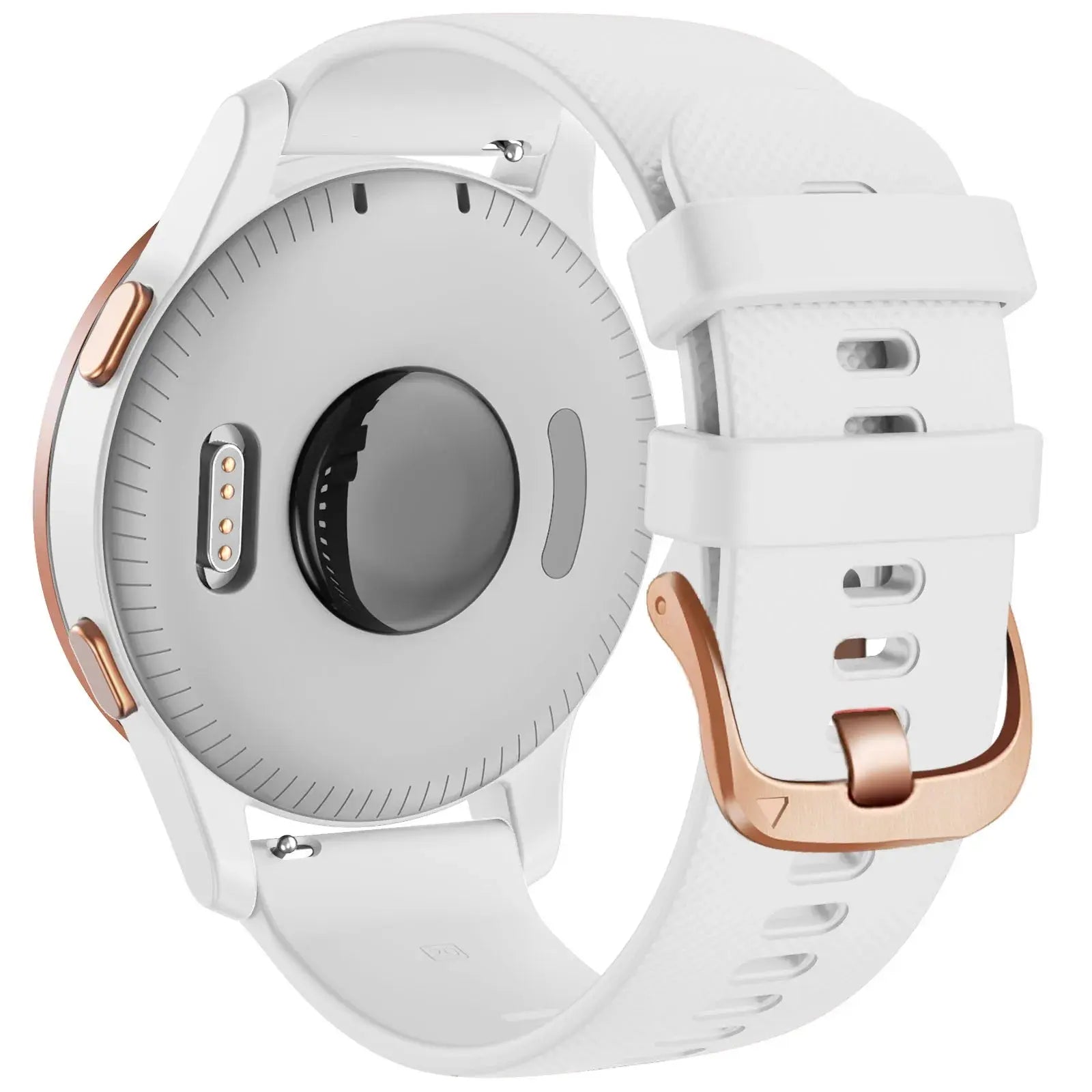 18mm & 20mm Silicone Strap for Garmin Venu Sq 2 Plus, Vivoactive 4S, Venu 3S, 2S – Wristband - STRAPS
